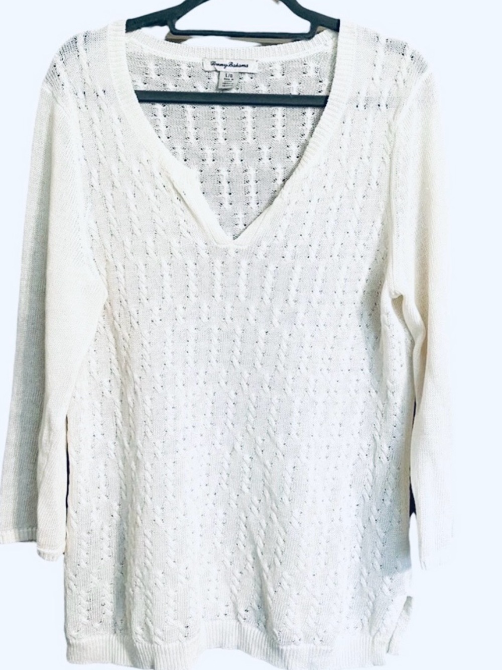 Tommy Bahama Linen V-Neck Sweater